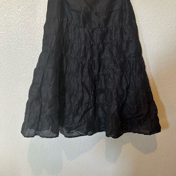 NWOT I.N.C International Concepts Women’s Long Black Maxi Skirt Size 0P - Picture 5 of 9